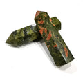 Wholesale Natural Unakite Jasper Tower Healing Crystal Point Ornament