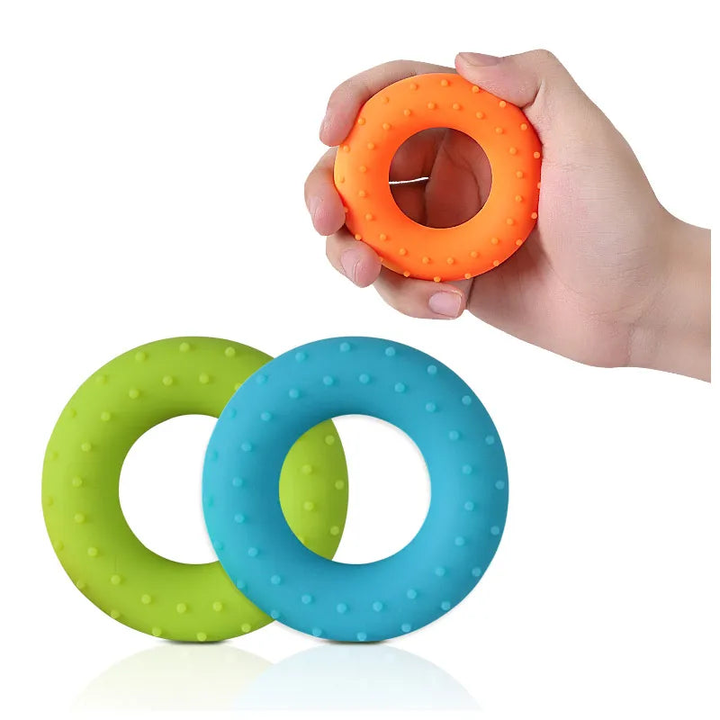 Melenlt Hand Grip Strengthener Kit  Resistance Hand Gripper Finger Exerciser & Grip Ring