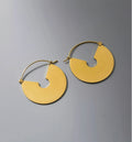 Fashion Women's Stainless Steel Fan Shape Drop Earrings Wholesale Jewelry