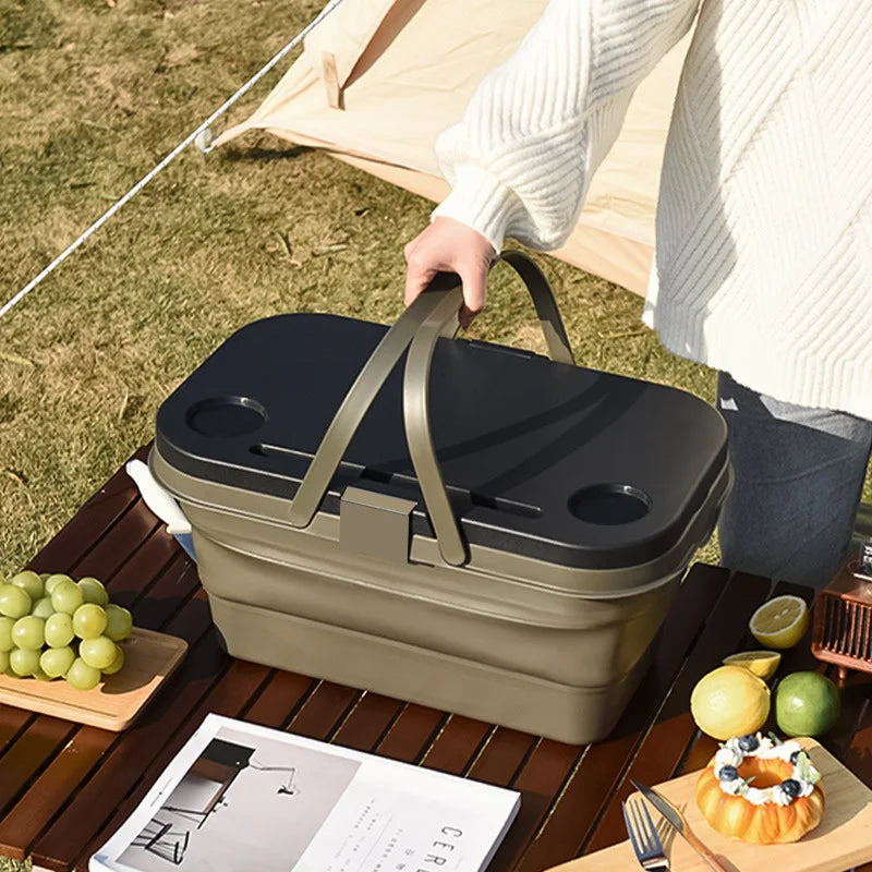 Outdoor Storage Box Folding Camping Kitchen Storage Box