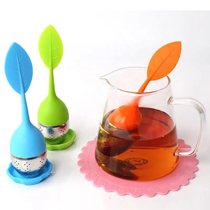 Silicone Stainless Steel Loose Leaf Tea Infuser Tea Strainer