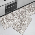 Customized Modern Novelty Printed Anti Fatigue PVC Foam Kitchen Floor Mats Non-slip Waterproof