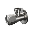 HONGDEC Wall Mount Turn Angle Stop Valve 304 Stainless Steel Faucet Triangle Valve G1/2 Angle Diverter Valve