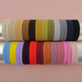 8mm Wide Flat Elastic Hair Bands Ponytail Holders Rope Elasticity Hair Ties for DIY Hair Accessories