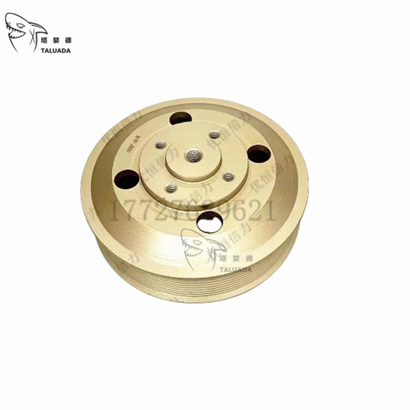 TALUADA Crankshaft Pulley EC140 EC210B EC240B D6E D6D D7E Diesel Engine Fan Bracket Pulley Assy 993853 20999729 20450754 MegaBDM