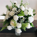 S02268 Artificial Flower Ball pink White Wedding Backdrop Table Centerpieces Decoration Real Touch Silk Flower Ball for Decor