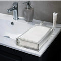 Clear Acrylic Towel Napkin Holder Lucite Napkin Holder Tray Modern Tissue Paper Tray Elegant Napkin Tray for Home or Office Use