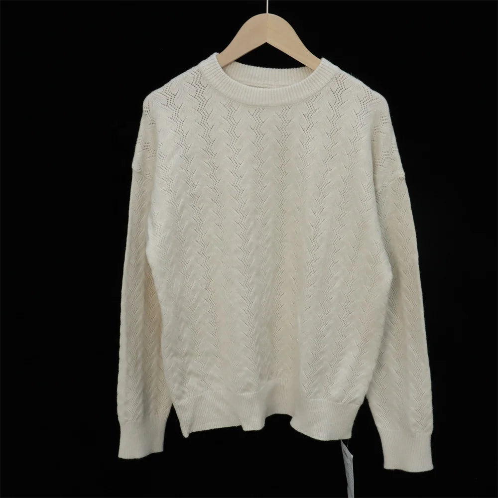 Soft Autumn Solid Turtleneck Long-sleeved Casual Breathable Pullover Regular Cable Knit Custom Women's Sweater Wholesale