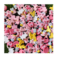 100Pcs New Mini Cute Cartoon Rabbit  Flat Back Resin Cabochons Scrapbooking DIY Jewelry Craft Decoration