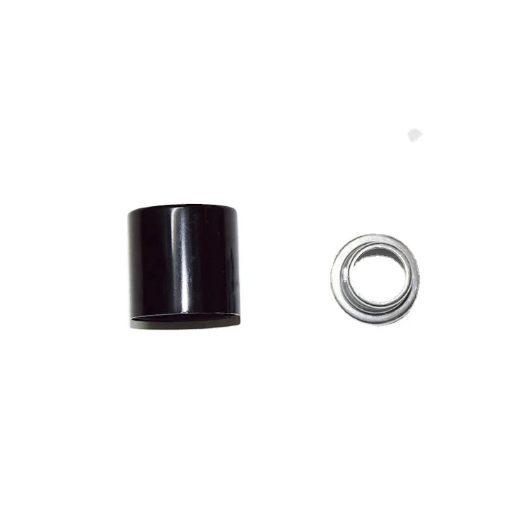 Shiny Black Aluminum Perfume Cap Magnetic Caps with Collar