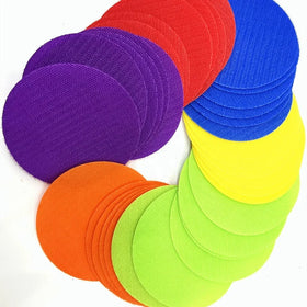 Classroom Carpet Markers Different Styles Nylon Fasteners Tepe Colorful Floor Carpet Spot Circles Dots Hook and Loop Tape
