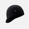 Men's Winter Cap New Autumn/Winter 100% Cotton Acrylic Beanie Fashion Antarctic Fleece Windproof and Warm Knit Hat