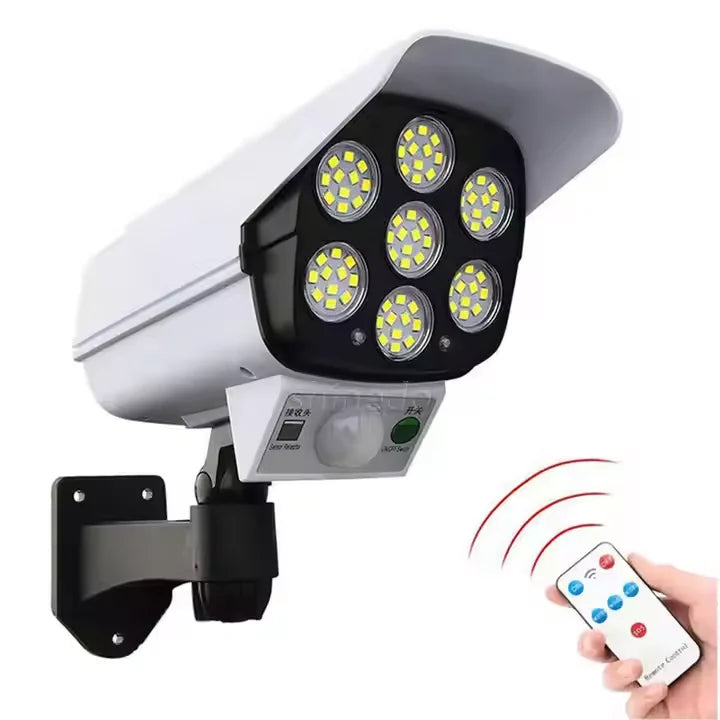 Outdoor Camera Solar Motion Sensor Wall Lamp Outdoor Simulation Monitoring Security Lighting  Solar Lamp Camera
