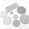 Factory Supply Wholesale P60-P400 White Sand Surface Flocking Sheet Sandpaper Customizable OEM Abrasive Discs Sanding Discs