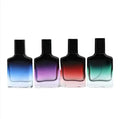 Cheap New Design square 30ml Gradient Color Black Cap Glass Spray Empty Bottle for Perfume
