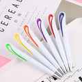 Custom Cute Macaron Pastel Color Plastic Promotional Ball Pen with 0.5mm Writing Width Blue/Black Ink Customizable Logo
