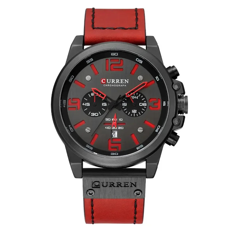 CURREN 8314 Stainless Steel Band Watches Men Luxury Brand Waterproof Chronograph Quartz Watch