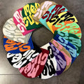 Custom Winter Warm Mea Culpa Y2K Acrylic Jacquard All Over Print Cuffless Beanie Skull Cap Knitted Hat