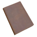 Crazy Horse Soft Genuine Leather Journal for Writing Drawing Sketching Leather Diaries Books Cover with Pocket