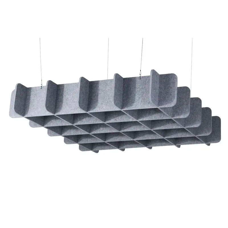 Sound Absorption PET Acoustic Panel Ceiling Cloud Diffuser