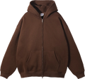 Heavy Weigh Custom Zip up Hoodie Custom logo Oversize Pullover Blank Heavyweight Full Face Zip up Hoodie