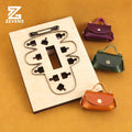 Hand Leather Craft Tools Mini Bag Accurate Convenient Leather Cropping Tool Customized Pattern Leather Craft Cutter M