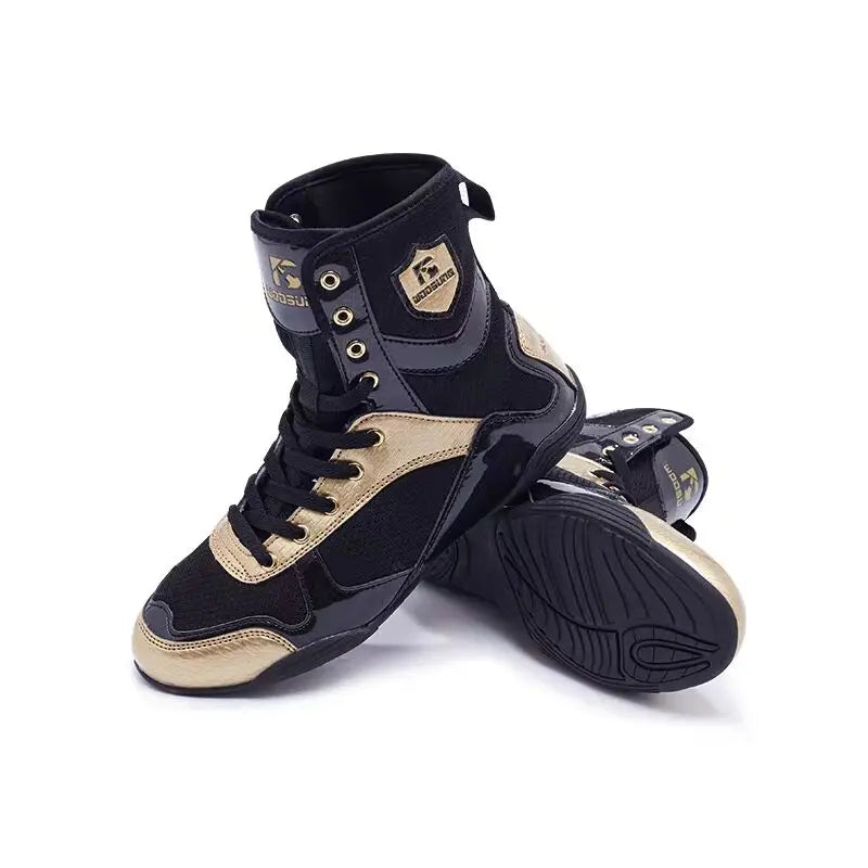 Custom logo High Top High Quality Women's Professional Boxing Ring Shoes New High Top Boxing Shoes for Woman