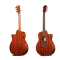 Mahogany 40 Inch Acoustic Guitar Electric Guitar with Pickup