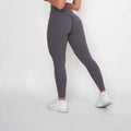 Custom Logo Women's High Waisted Soft Yoga Pants Running Sport Scrunch Butt Gym Yoga Leggings