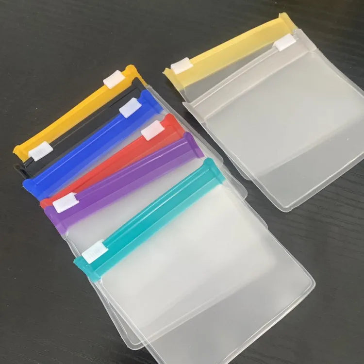 7.5x7.5cm Frosted matt slider plastic ziplock pouch EVA jewelry bag storage zipper portable thickened charms pills bags