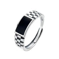 2023 Hot Selling Dragon Design Retro Stamped Men Silver Ring Hop Hop Dragon Silver Rings for Men and Women Anillo Humano