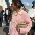 2026 Autumn Winter New EU/US Women's Sweater - Solid Crew Neck Loose Casual Long Sleeve Pullover