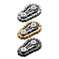Gear Chain Gyro Fingertip Gyro Sprockets Chains Sprockets Flywheel Metal Toys Drop Ship Sprocket Roadbike Spinner Fingertip Toy