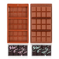 Food-Grade Silicone Chocolate Mold Rectangle Shape DIY Baking Tool for Homemade Decorative Chocolate Crafting