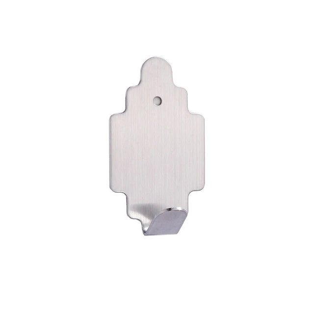 Towel Hook New Hot Sale Products Bathroom Stainless Steel Wall Mount Adhesive Silver Hook for Towel Coat