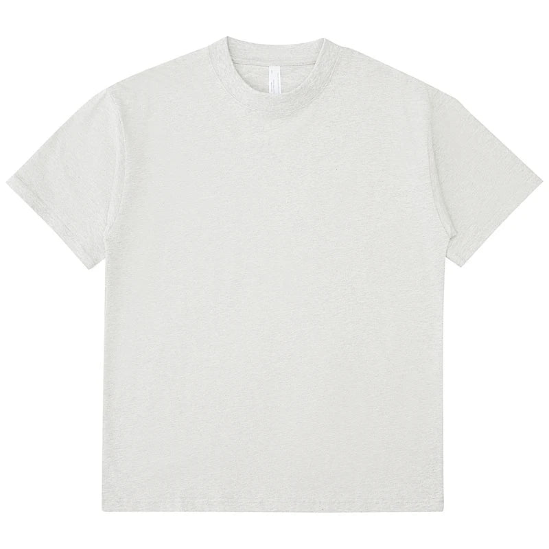 300gsm 8.9OZ Heavy Custom Logo Super Thick T-shirt 100% Cotton Unisex Sanding Breathable Oversized T-shirt Vintage T Shirts