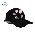 Pastoral Botanical Forest Cherry Blossom Pink Flower Hat Brooch Flower Chest Exquisite Temperament Badge Hat Accessories
