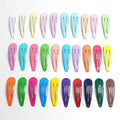 MIO Water Drop Hair Clip Children's Hairpin 5cm Macaron Bobby Pin Hair Accessories Candy Color Metal BB Clip for Girls