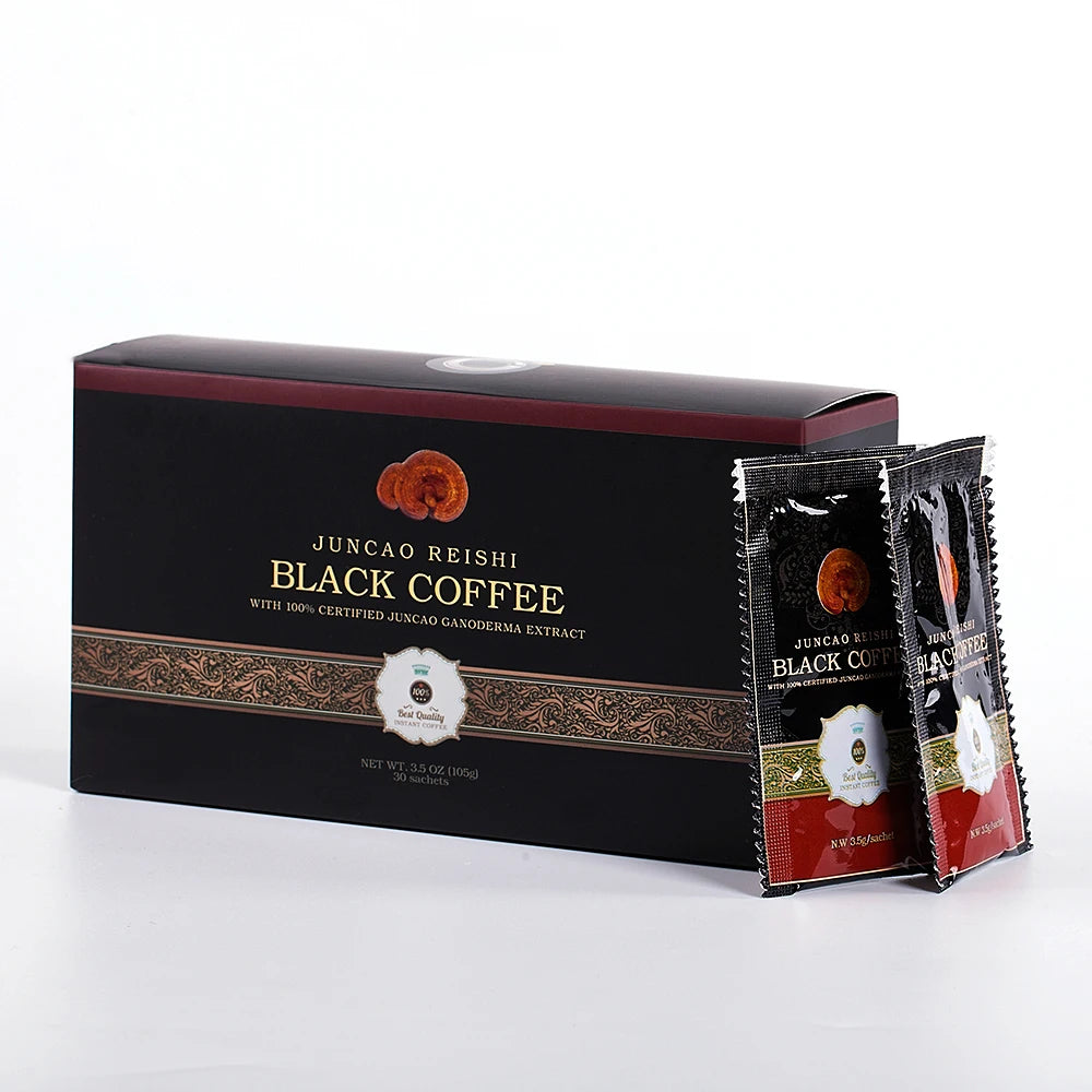 OEM Private Label Ganoderma Black Coffee Instant Mushroom Coffee Extract Powder Organic Lions Mane Mushroom Coffee