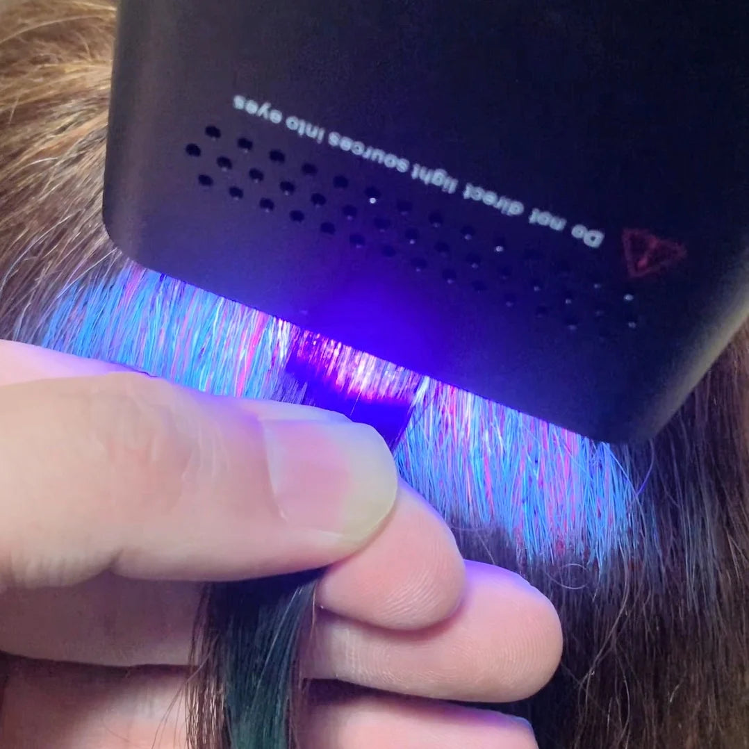 Wholesale New Ultrasonic High-Tech VLight Hair Extension Tool Metal Machine Kit for Human Hair Extensions Includes Connectors