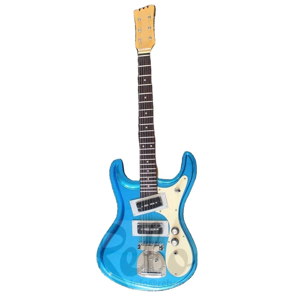 Weifang Rebon 6 String Metallic Blue Electric Guitar