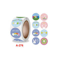 Custom Adhesive Thank You Paper Stickers Roll With Logo Printing
