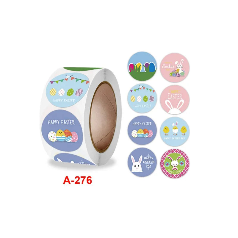 Custom Adhesive Thank You Paper Stickers Roll With Logo Printing