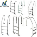 MICPOOL Adjustable Stainless Steel 316 Swimming Pool Ladder Steps for Inground Pool 1.0mm/1.2mm Thickness for Certified 1 Year