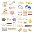 Handbag Accessories Design Metal Label Logo Wallet Clothes Custom Metal Plate Logo Gold Brand Metal Letter Logo Tag for Bag