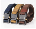 Outdoor Factory Wholesale 3.2cm Men's Canvas Belt Tactical Belt Nylon Polyester Material Weaving Fabric Belts