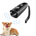 Portable Rechargeable Ultrasonic Anti Dog Barking Device Dog Training Barking Control LED Lights Ultrasonic Dog Repeller