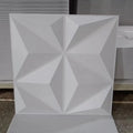 Fashion Design 500*500mm Size PVC Wallpaper Sticker Living Room Interior Art Decoration Pvc 3d Wall Panels White Sequined
