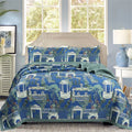 Hot Selling Patchwork Quilts Set Textile Soft 100% Cotton Home Bedspread Quilt Bedding Set 3-Piece SetReady-Made Bedding Sets
