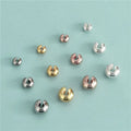 Wholesale 925 Sterling Silver Crescent Moon Clasp Spacer Beads 3mm 4mm 5mm Opening Spacer Beads for Jewelry Making